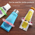PASOW (Pack 5 Cartoon Animal Plastic Frog Cat Panda Pig Shaped Toothpaste Cream Squeezers of Mix Designs)