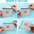 Minatee 2 Packet, 4.7 3.6 Inch Pcs Birth Control Pill x Canvas Wallet Pill Holder Sleeve Pouch with Zipper for Card
