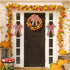 Whaline 30 Yard Fall Thanksgiving Wired Edge Ribbon, Buffalo Plaids, Autumn Leaves