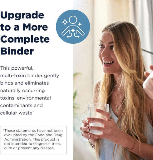 Designs for Health Charcoal Plus Binder - Toxin Binder with Activated Charcoal, Organic Chlorella for Full Body Detox