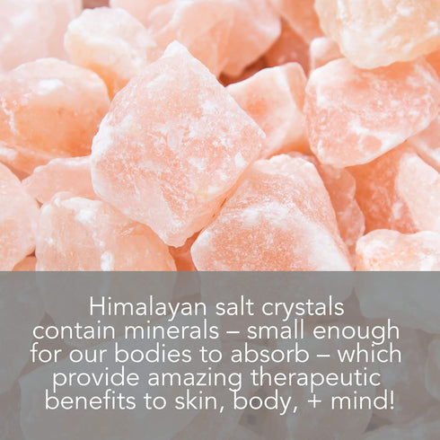 Pure Body Naturals Himalayan Salt Scrub, 12 ounces - Natural Exfoliator with Sweet Almond Oil, Jojoba Oil, Vitamin E