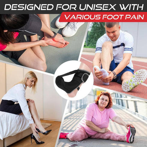 Plantar Fasciitis Night Splint Sock Soft Plantar Fasciitis Brace for Sleeping Achilles Tendonitis Foot Drop Heel Pain
