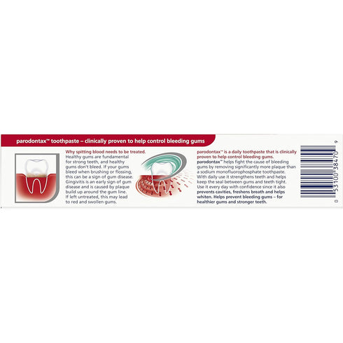 Parodontax Clean Mint Toothpaste for Bleeding Gums, 3.4 Ounce, Pack of 6