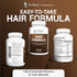 Dr. Berg All-in-One Vitamins for Hair, Skin, & Nails - 90 Veg Capsules with Biotin, Saw Palmetto, DHT Blocker