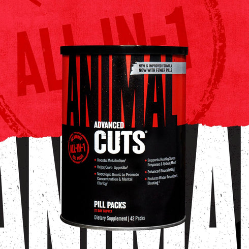 Animal Cuts Thermogenic Fat Burner, Weight Loss Pills for Metabolism and Energy, 42 Packs