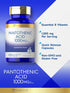 Carlyle Pantothenic Acid | 1000mg | 100 Capsules | Essential B5 Vitamin, Non-GMO, Gluten Free Supplement