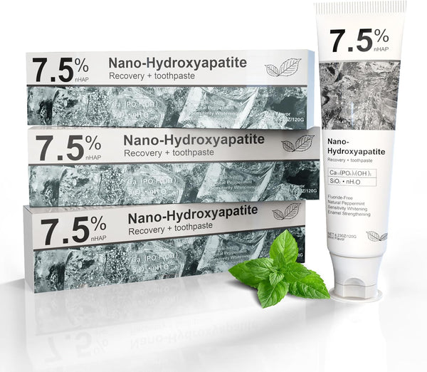 PXHADSMIER Hydroxyapatite Toothpaste for Advanced Enamel Protection, Gentle and Effective Formula, Fresh Breath,