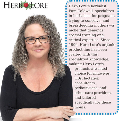 Herb Lore 4 oz After Birthing Ease Tincture Herbal Postpartum Drops for After Birth Cramping & Contractions with Cramp