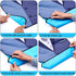 TOCKONIMN 7 Packs Adult Bibs for Eating Men Washable - Bib for Elderly with Crumb Catcher Reusable Clothing Protector