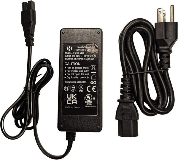 Milestock Miko OEM 24V AC Adapter for MMF-01C MMF-O1C MMF01C Belmint Shiatsu Foot