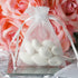 100Pcs Organza Bags 3x4 inches White - Small Mesh Jewelry Gift Bags for Wedding Favors