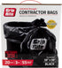 Grip-Rite GRHDC55BAG20 Heavy Duty Black Contractor Bags, 55 Gallon, 38" x 58", 20 Count