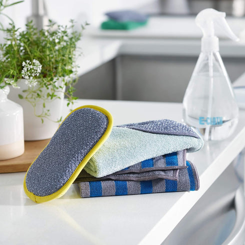 Pack, E-Cloth Kitchen Microfiber Cleaning Cloths, Single Green
