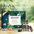 Set 26x5ml Essential Oils - Pure Aromatherapy Essential Oils Kit for Diffuser, Massage, Skin & Hair Care, Candle Making