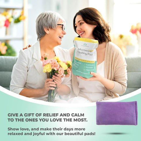 Pack My Heating Pad Microwave Heating Pad - Moist Microwavable Heating Pads for Joints and Muscles Relief - Microwave