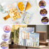 Resealable Foil Pouch Mylar Sample Bag, 5.5x7 inch Holographic Packaging Bags, Great for Small Business and Party Favor