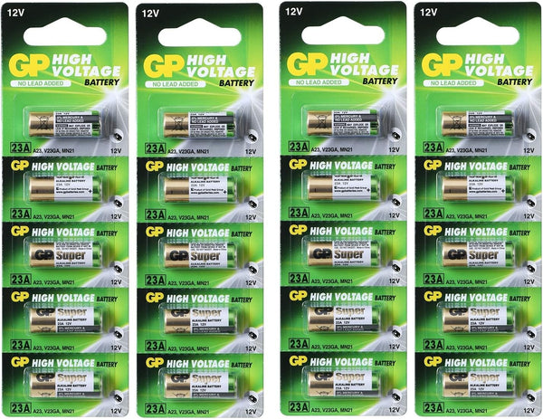A23 12V Alkaline 23-A Replacement Battery 23AE GP (20 Pack)