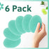 IMPRESA 6 Pack Double Sided Body Sponge for Daily Deep Cleansing and Regular Exfoliating - Buff Puff Style Exfoliating