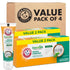 ARM & HAMMER Essentials Whiten & Strengthen Fluoride Toothpaste-4 Pack of 4.3oz