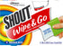 Shout Wipe and Go Instant Stain Remover, On-The-Go Laundry Stains, 12 Count Pack of 12 (144 Total Wipes)
