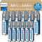 Philips - AA and AAA Batteries 24-Count Combo Pack, Ultra Alkaline Battery Variety