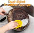 SmilePowo 5 Pack Scrub Sponge, Dual-Sided Temperature Controlled Kitchen Sponge for Dishes, Multi-Functional Cleaning