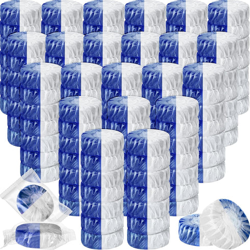 Qualirey 100 Pack Toilet Bowl Tablets - Long Lasting Automatic Cleaner for Bathroom Toilet Tank (Blue and White)