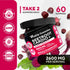 Cardio Beet Gummies 2600mg - Nitric Oxide Gummies with Beet Root, Grape Seed Extract, CoQ10, Vitamin C & B12, 60 Count