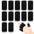 Civaner 12 Finger Sleeves for Sports, Breathable Elastic Joint Compression Protectors for Arthritis Pain Relief (Black).