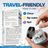 SELFWISE 4 Travel Size Mouthwash Tablets with Nano-Hydroxyapatite, Alcohol & Fluoride Free Natural Oral Care, Whitening