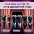 SH50 Replacement Heads 3-Pc Pack, Compatible with Philips Norelco 5000 Series Electric Shaving Razor Blades