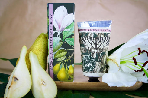 The English Soap Company Royal Botanical Gardens Kew Hand Cream, Magnolia and Pear Scent, 75ml