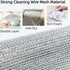 Non-Scratch Wire Cleaning Dishwash Dishcloth, Kitchen Washcloths for Washing Dishes, 10PCS, Silver