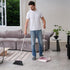Broom and Dustpan Set, Outdoor Broom with Dustpan for Home Commercial Cleaning, Long Handle