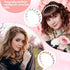 Syhood 6 Pieces Zigzag Headbands for Women, Wave Shape Plastic Hair Accessory, Shark Tooth Comb Hairbands (Chic Pattern)