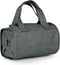 A F 4-in-1 Hanging Toiletry Bag, Roll-up Makeup Organizer with 4 Detachable PVC Zip Pouches, Gray