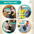 7-10 Gallon High Density Garbage Bags, Clear, 100 Bags, 6 Micron