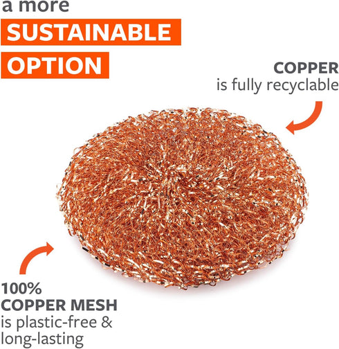 Full Circle Lucky Scrubber - Set of 3 Copper Scrubbers