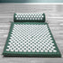 Sivan Acupressure Mat and Pillow Set for Back and Neck Pain Relief - Green, Chronic Pain Treatment