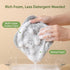 jlzzting (5pcs) Double Side Non Scratch Wire Dishcloths,Reusable Wet and Dry Wire Dishwashing Rags