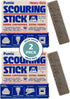 PUMIE Scouring Stick, Heavy Duty Extra Strong Pumice Cleaning Bar, 2 Pack