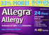 Allegra Allergy 40 Tablets (Bonus Pack - 33% More) for 24 Hour Non-Drowsy Protection