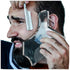 Monster&Son Beard Shaping Tool for Men - Classic Oversized Design, Clear Stencil Shaper for Perfect Symmetry