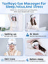 YunRayo Eye Massager with Bluetooth Music, Heat Therapy, Air Pressure & Vibration Rechargeable for Eye Fatigue, Dry