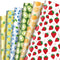 JarThenaAMCS 12 Sheet Fruit Wrapping Paper | 19.7 x 27.6 Inch | Strawberry Lemon Pineapple Gift Wrap Bulk