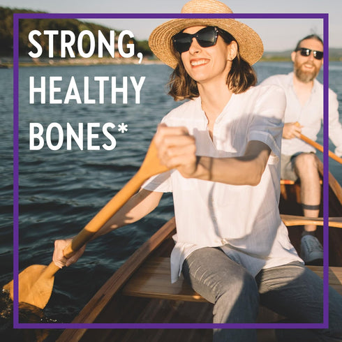 New Chapter Whole Food Calcium Supplement - Bone Strength with Vitamin K2 + D3 + Magnesium, Vegetarian, Gluten Free, 90