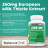 Balance ONE Liver Support Supplement with Milk Thistle Extract, Dandelion Root & Molybdenum, Vegan Capsules, 1 Month