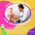 Kids Toothbrush 4 Pack Toddler Soft Bristles Child Sized Brush Heads for Ages 3-10 Multi-Color Set