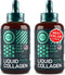 Liquid Collagen Peptides - 10,000mcg Collagen & 5,000mcg Biotin Drops for Youthful Skin, Hair Growth, Lemon Flavor