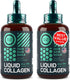Liquid Collagen Peptides - 10,000mcg Collagen & 5,000mcg Biotin Drops for Youthful Skin, Hair Growth, Lemon Flavor